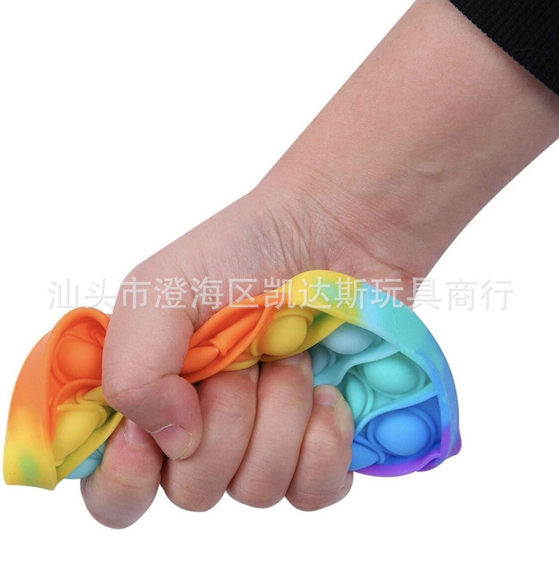 Cross-border stress-relief toy set toy releases pop bubbles with infinite cubes, easy to carry, suitable for children