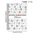 Cross-border new ADHDCLEANING home cleaning schedule, annual cleaning list, plan book, in stock