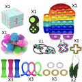 Cross-border stress-relief toy set toy releases pop bubbles with infinite cubes, easy to carry, suitable for children